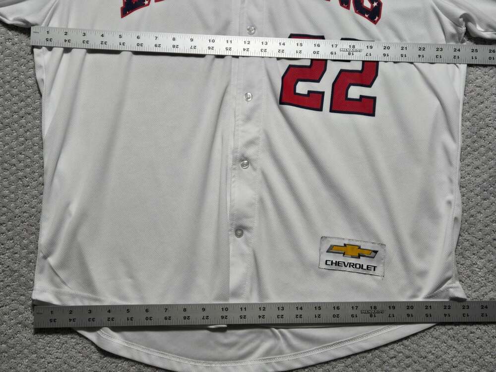 Milwaukee Brewers Patriotic Stars & Stripes #22 Yelich Baseball Jersey - Picture 4 of 10